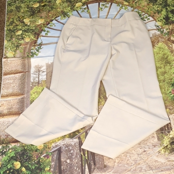 ST. John collection cream trousers size 10